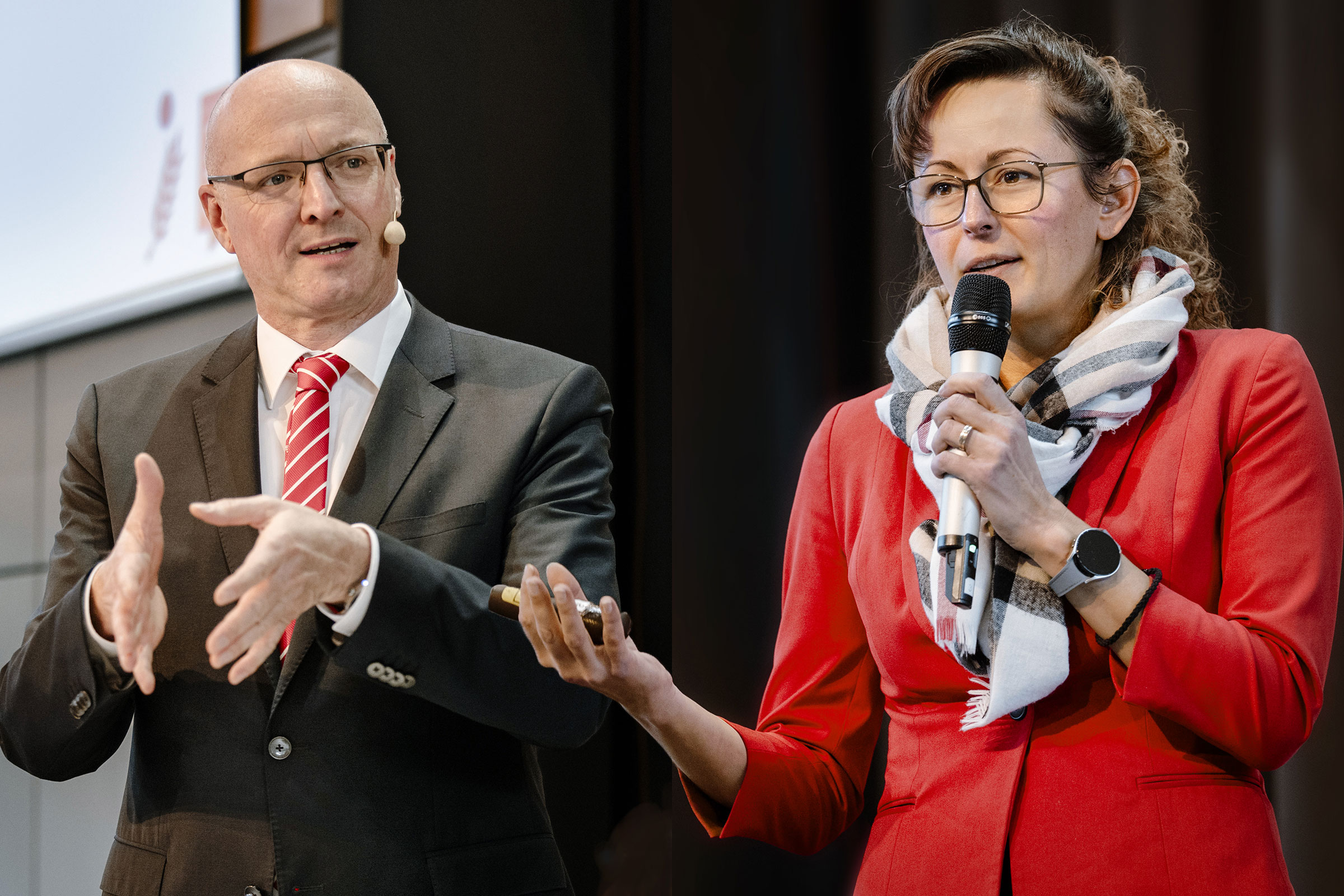 Ludger Weskamp und Hanka Mittelstädt